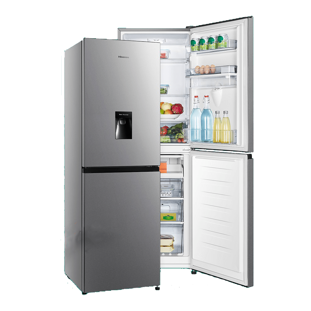 Réfrigérateur côte à côte avec distributeur extérieur d'eau et de