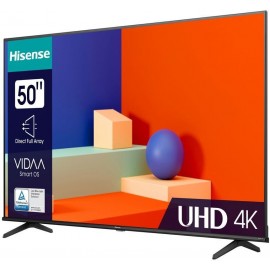 HISENSE TV LED 50'' A6K VIDAA SMART TV - 4K UHD - Assistant Vocal - (Modèle 2024)- Garantie 12 MOIS